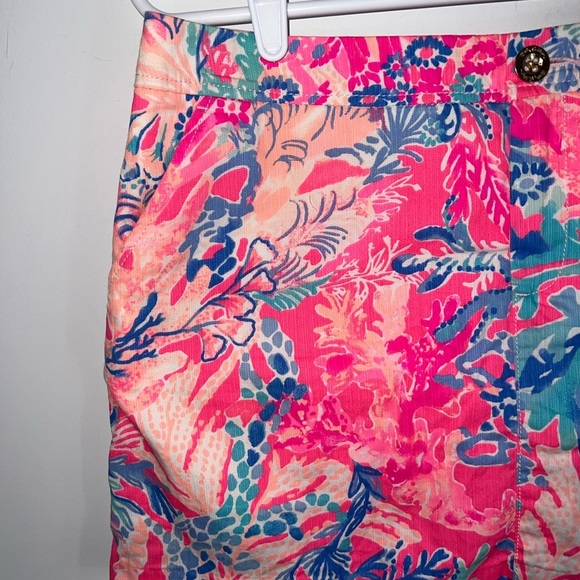 Lilly Pulitzer Skort size 8 pink blue - Picture 2 of 10